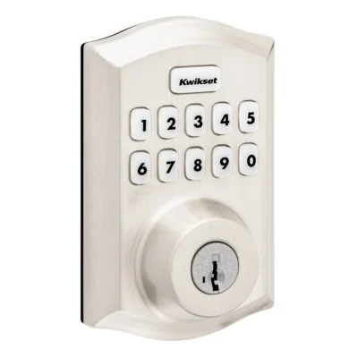 Kwikset HomeConnect 620 smart deadbolt in satin nickel